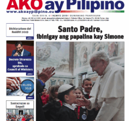 PRINT JOURNALISM AWARD–BEST NEWSPAPER ON MIGRATION: AKO AY PILIPINO (Italy)