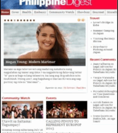BEST INTERACTIVE MEDIA (WEBSITE) - PHILIPPINE DIGEST (Japan) BEST INTERACTIVE MEDIA (WEBSITE)