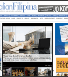 BEST INTERACTIVE MEDIA (WEBSITE) - AUSTRALIAN FILIPINA (Australia) BEST INTERACTIVE MEDIA (WEBSITE)